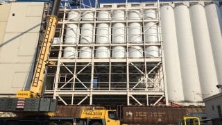 Factory Welded Dry Bulk Storage Silos